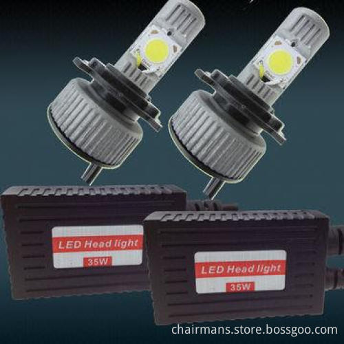 LED headlight, universal for car/truck, 7,500K